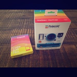 OneStep2 Viewfinder Polaroid camera in Summer Blue